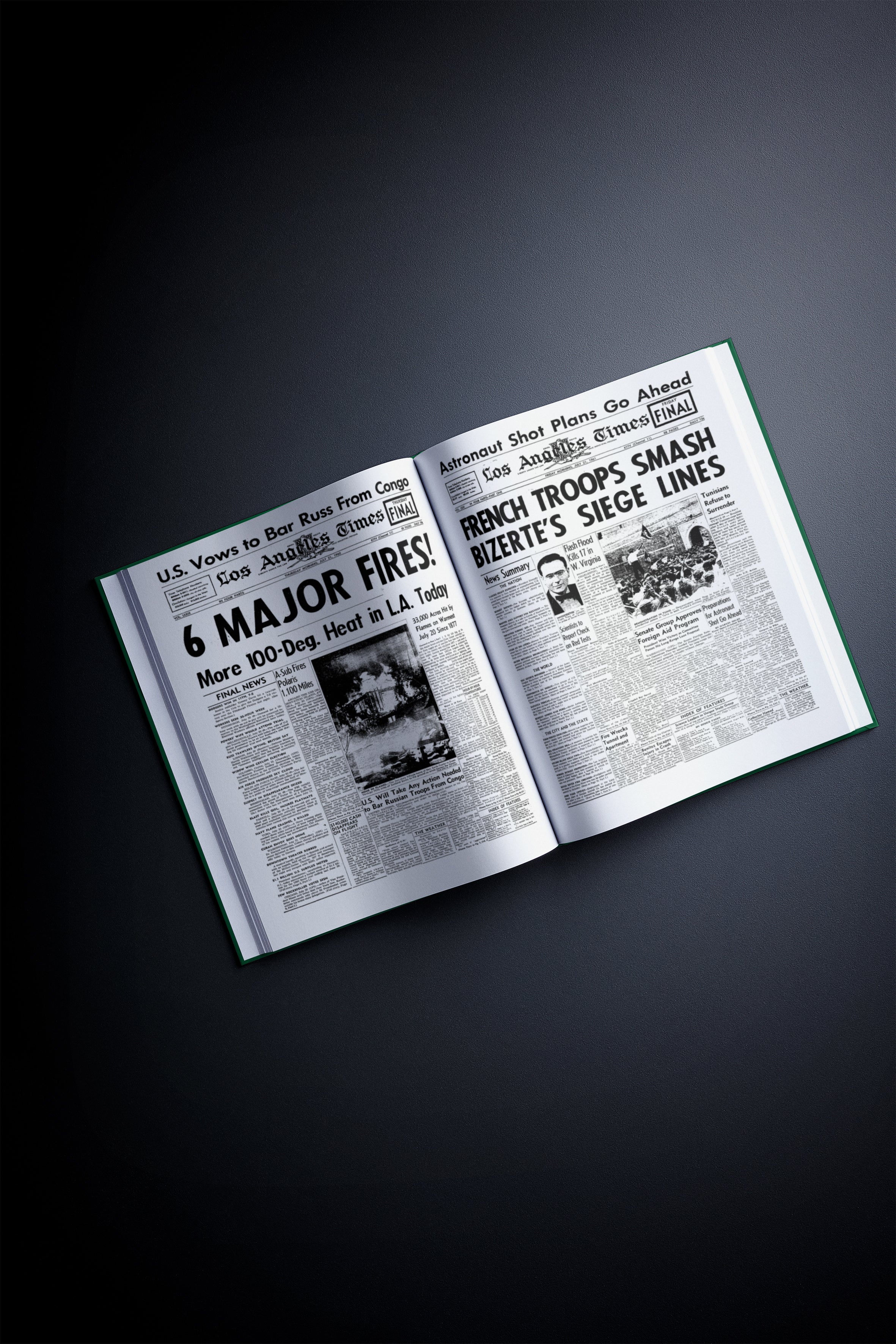 90th Milestone Birthday Newspaper Book Los Angeles Times Edition - Image 2