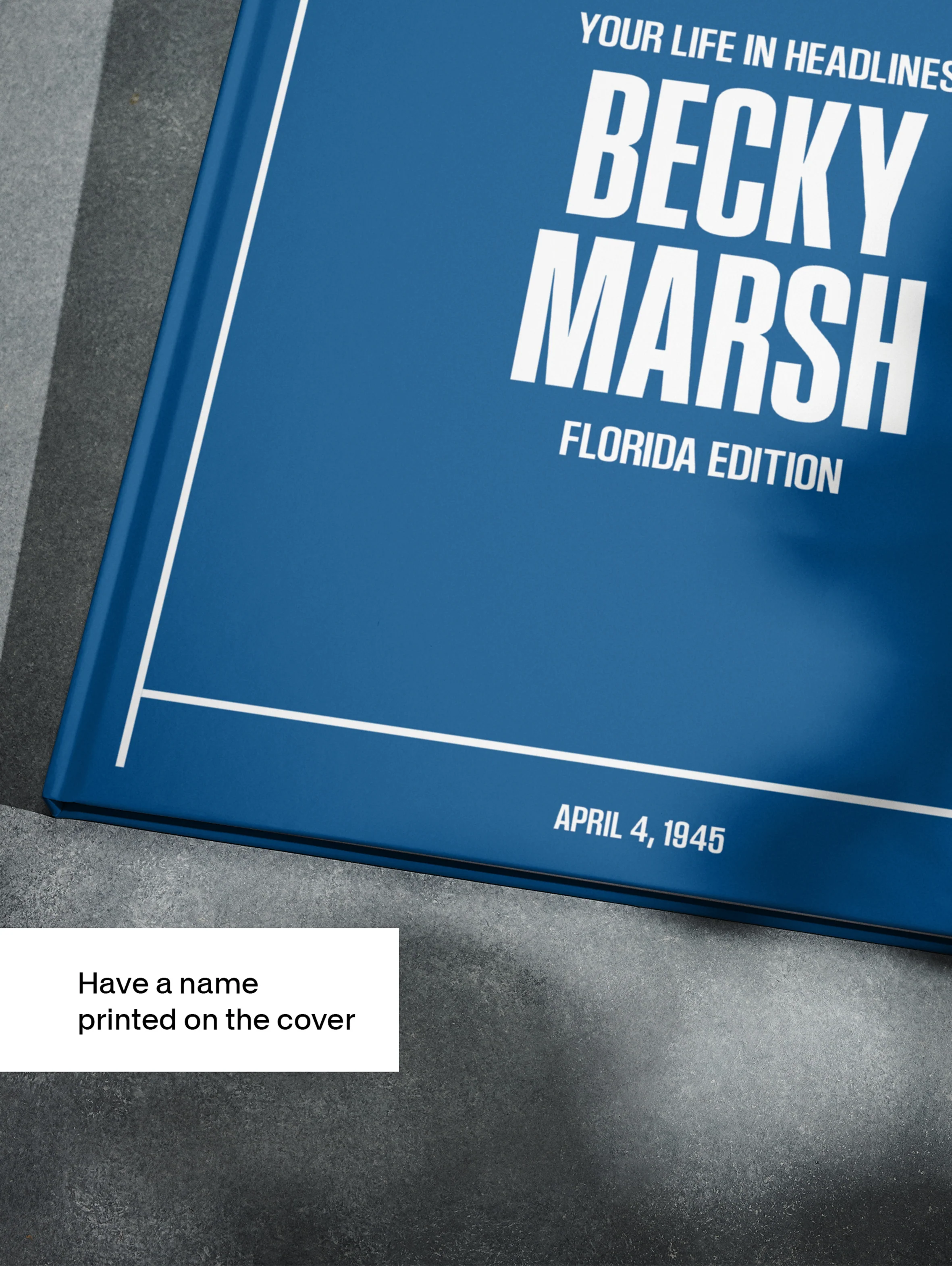 Personalized Birthday Newspaper Book Florida Edition - Image 6