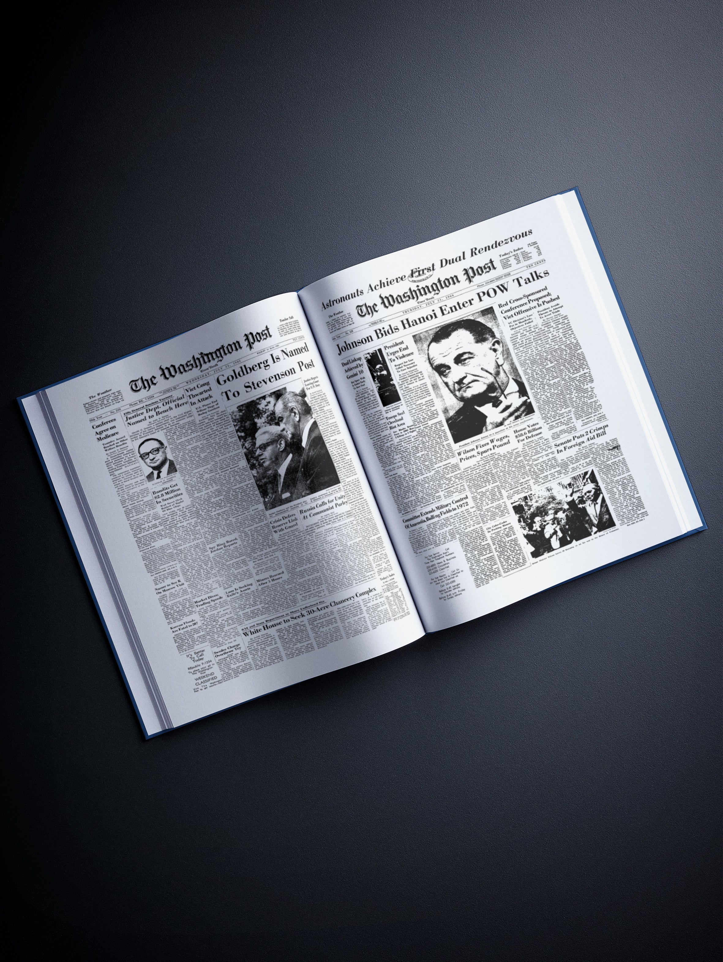 Personalized Birthday Newspaper Book Washington Post Edition - Image 3