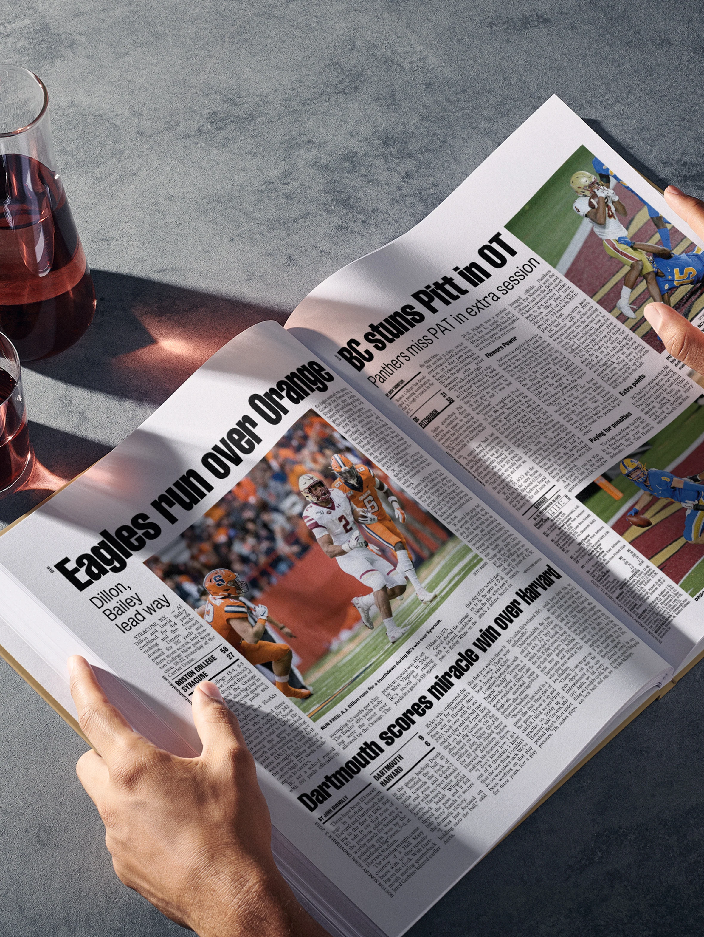 The College Football History of Boston College Eagles Boston Herald Edition - Image 7