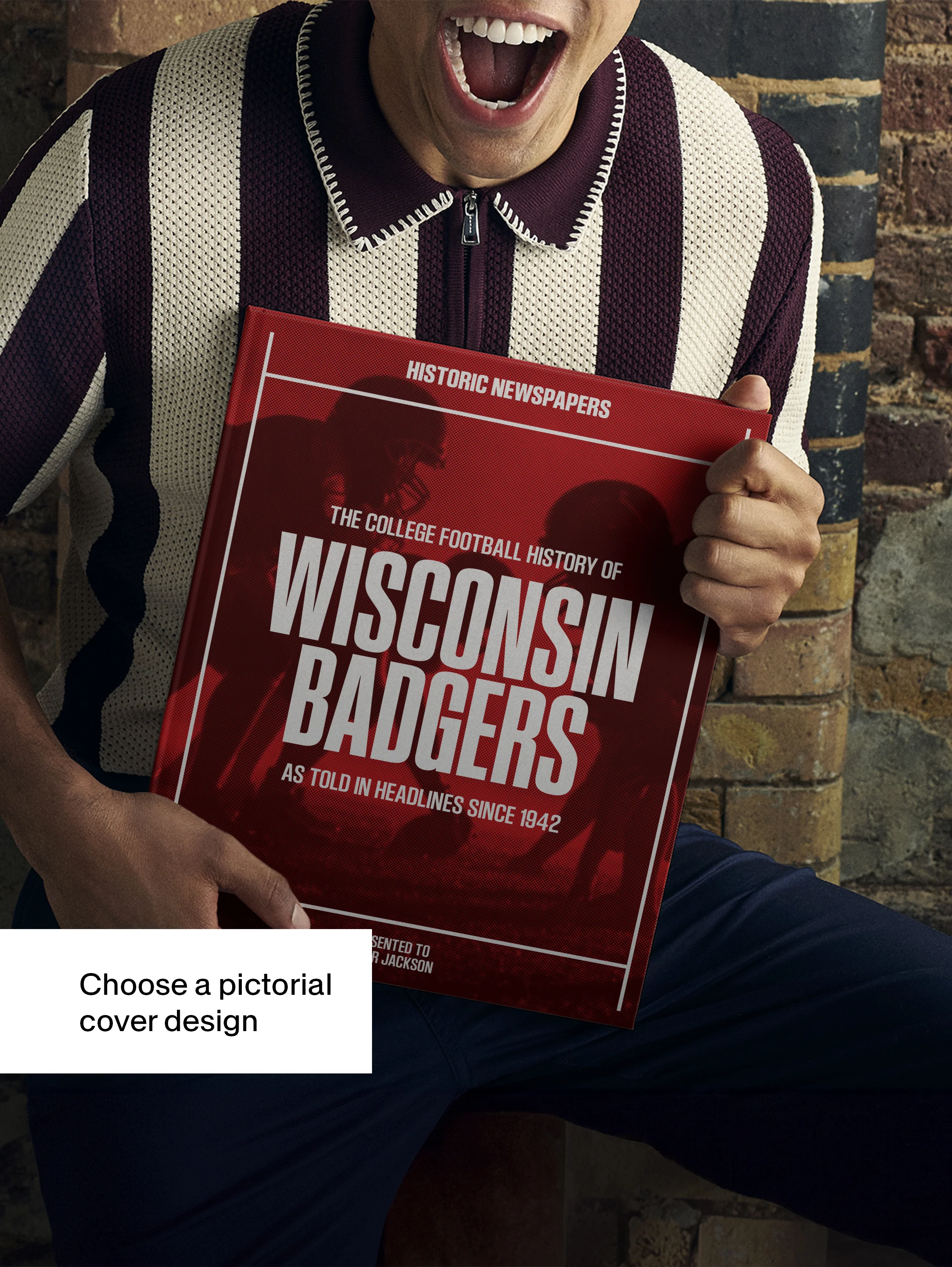 The College Football History of Wisconsin Badgers Book - Image 3