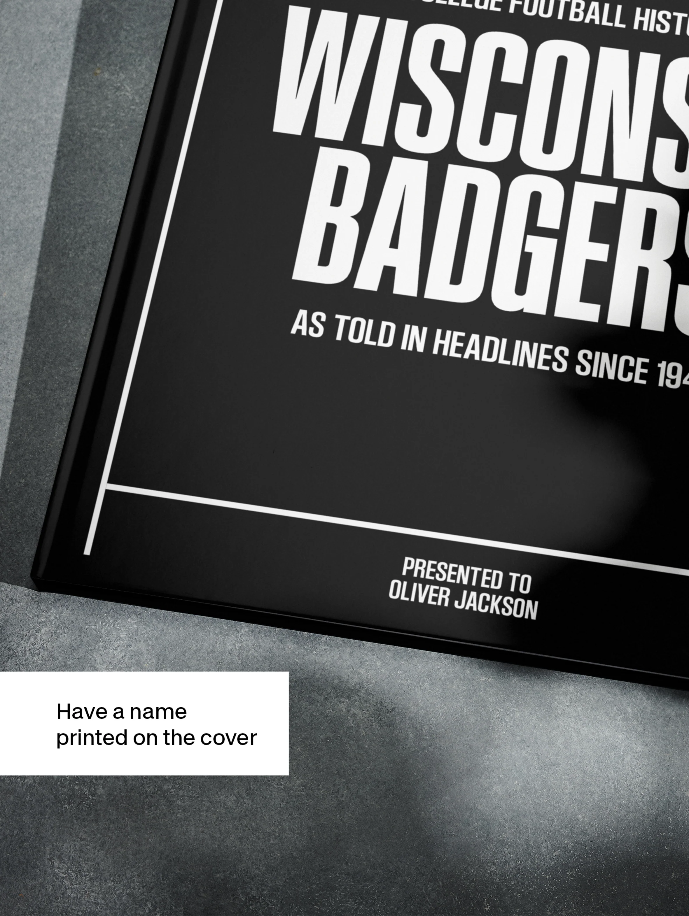 The College Football History of Wisconsin Badgers Book - Image 4