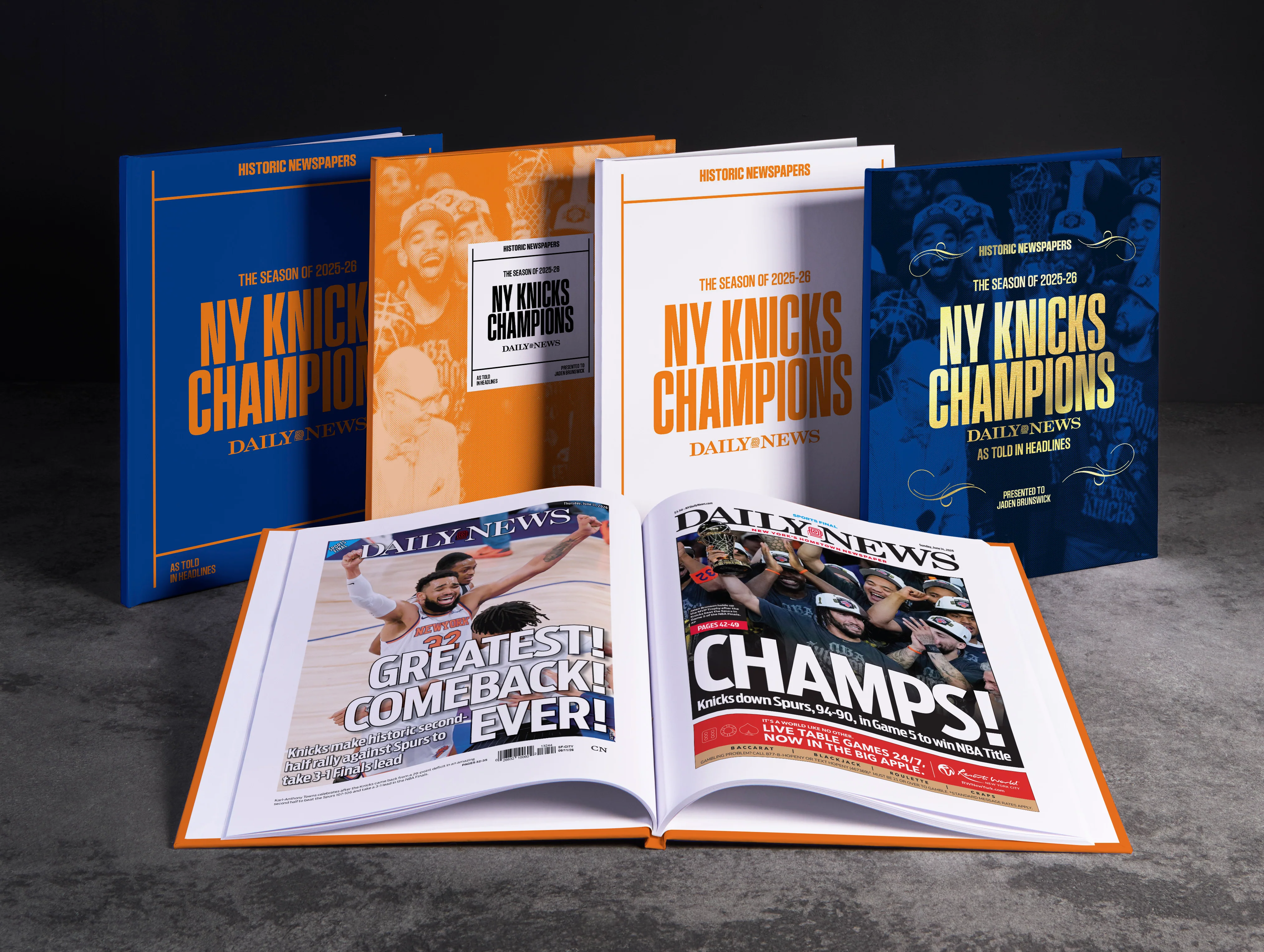 The Story of New York Knicks '26 Champions New York Daily News Edition - Image 2