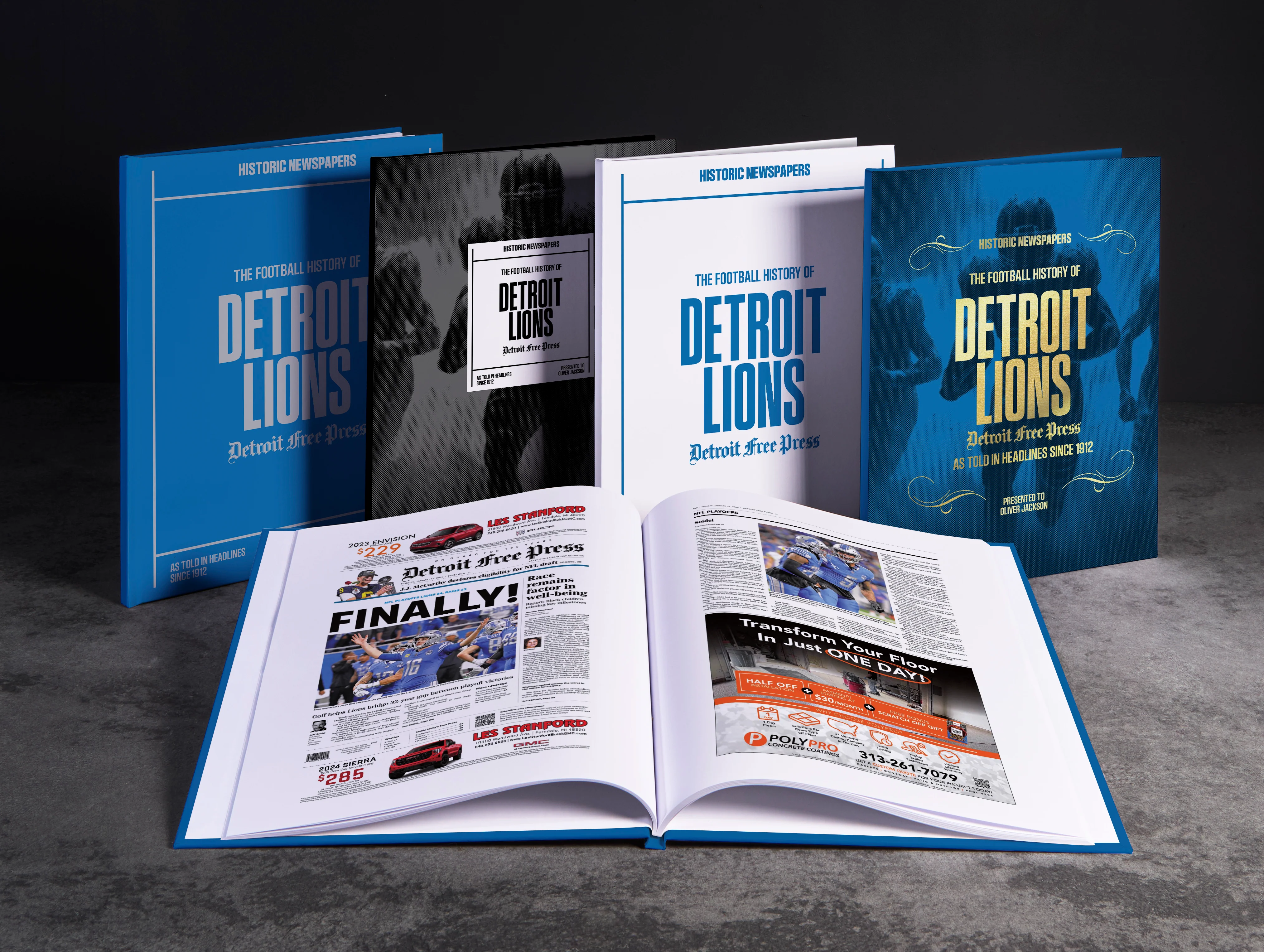 The Football History of Detroit Lions Detroit Free Press Edition - Image 2