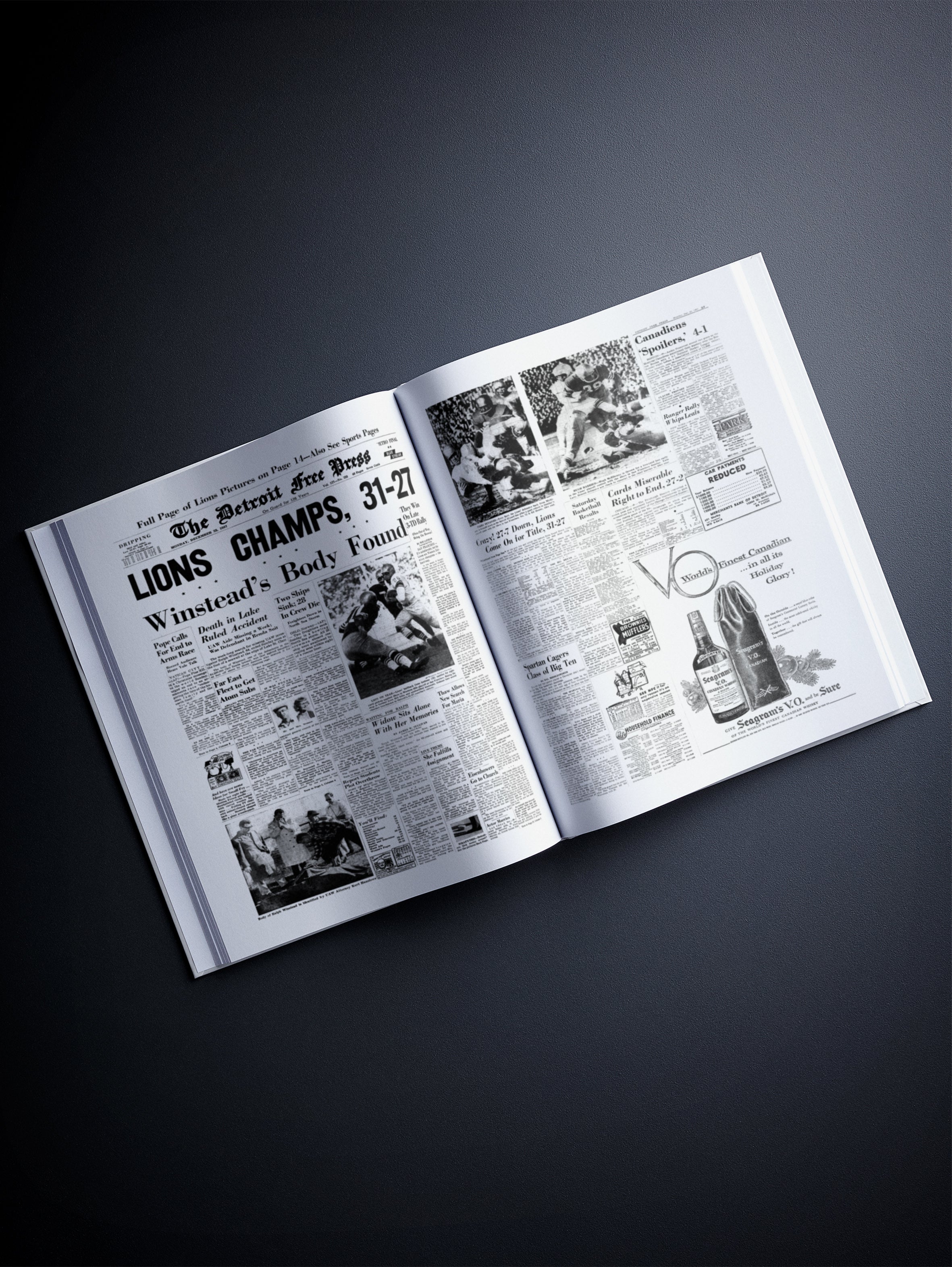 The Football History of Detroit Lions Detroit Free Press Edition - Image 8