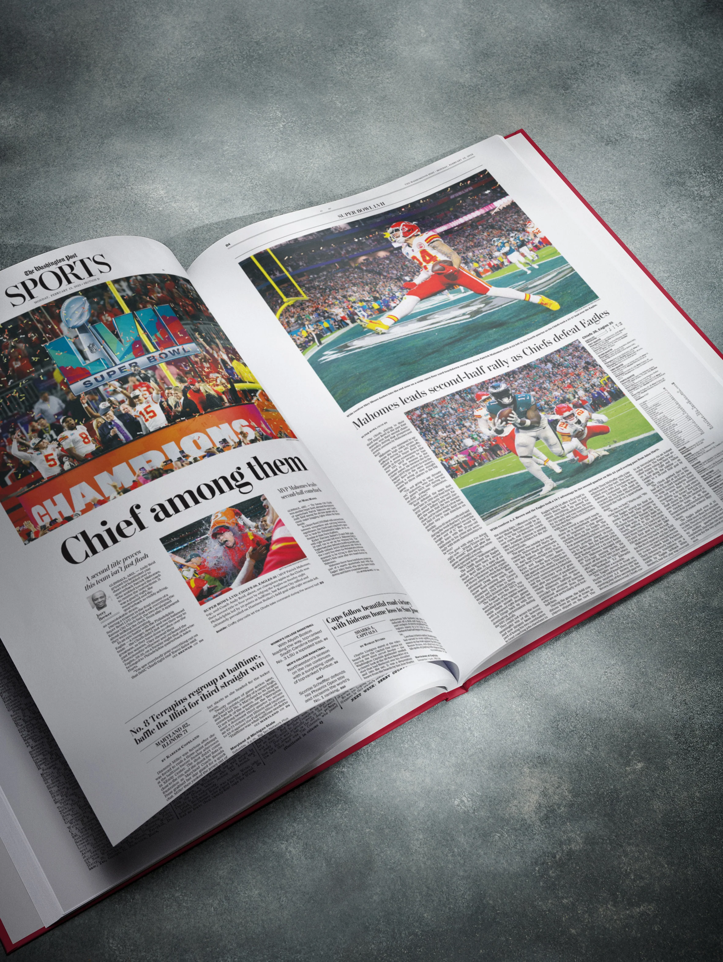 The Football History of Kansas City Chiefs Washington Post Edition Book - Image 2