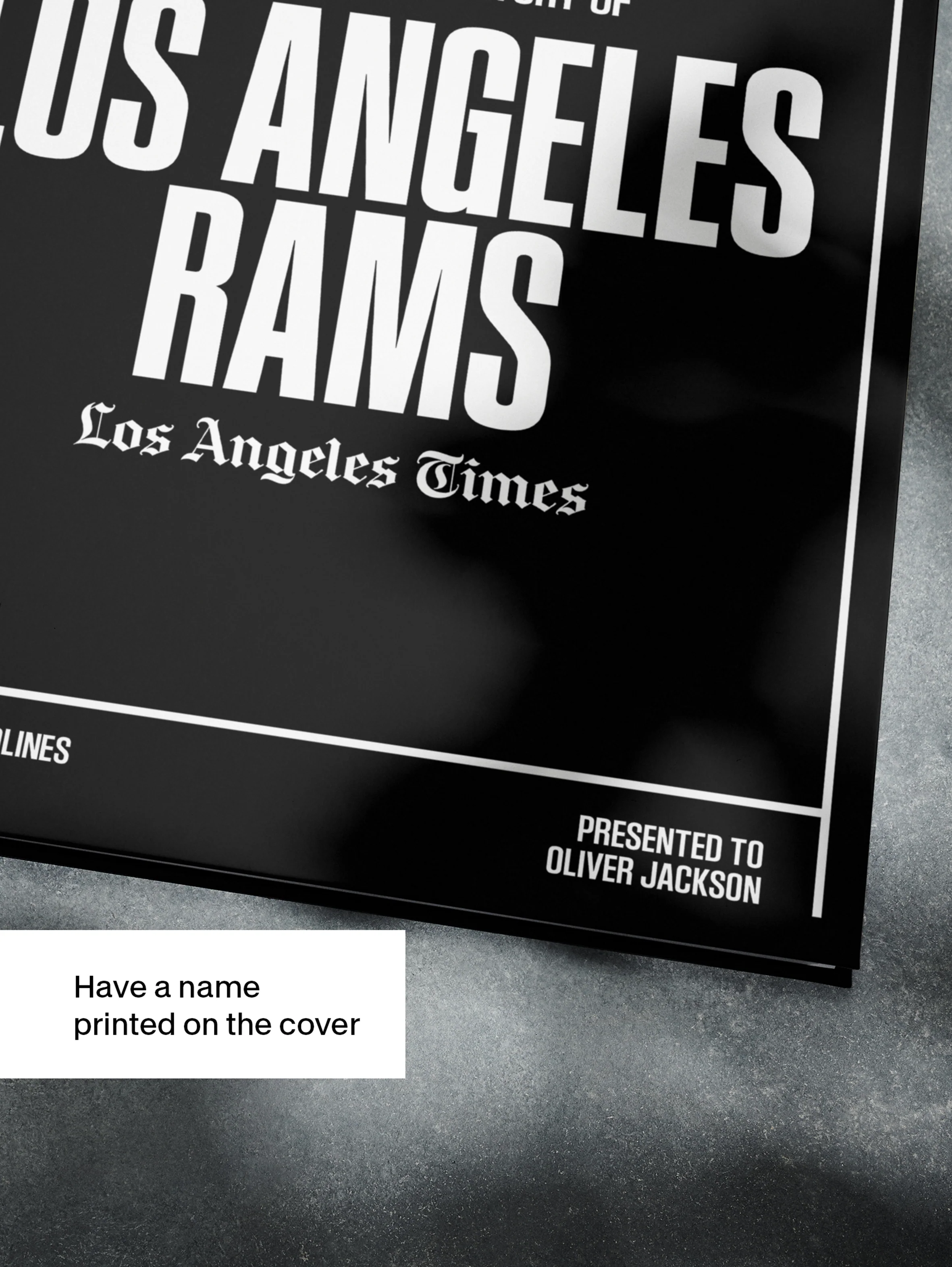 The Football History of Los Angeles Rams Los Angeles Times Edition Book - Image 4